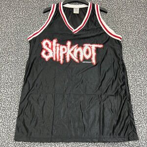 Vintage Slipknot Jersey Shirt Men XXL‎ Black Blue Grape Sleeveless Deadstock New